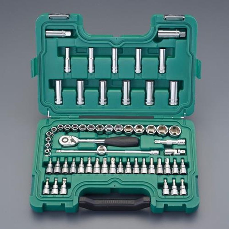 エスコ EA687BA-1 3/8”DRソケットレンチセット 1個(ご注文単位1個)【直送品】