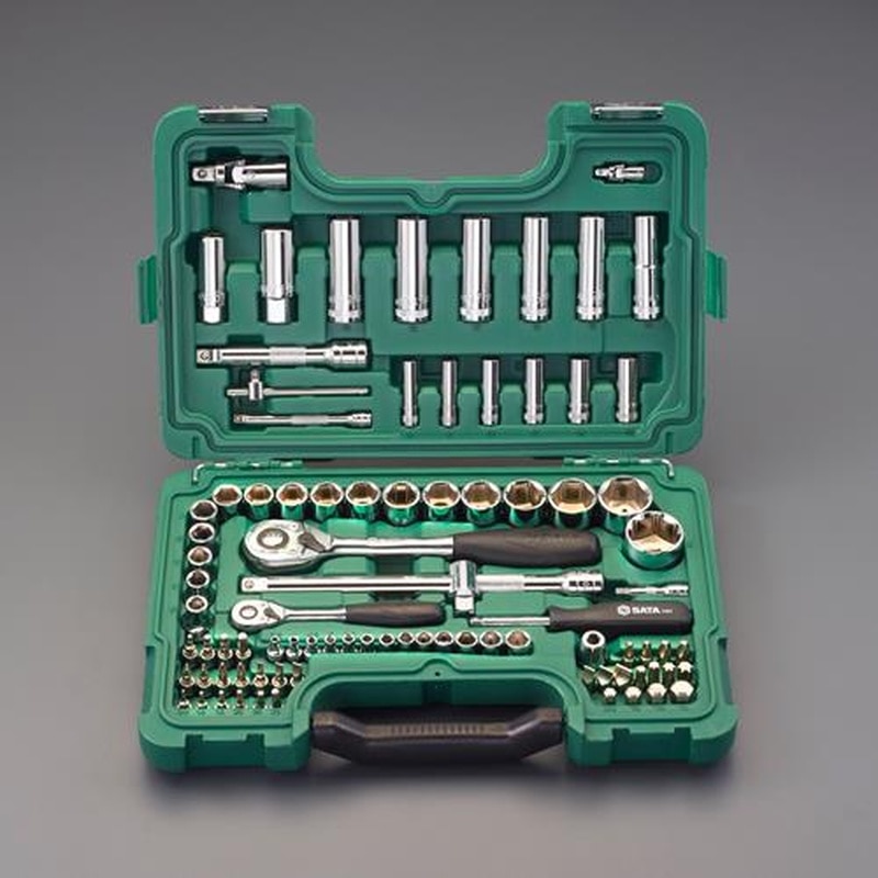 エスコ EA687DD-1 1/4”・1/2”DRソケットレンチセット 1個(ご注文単位1個)【直送品】