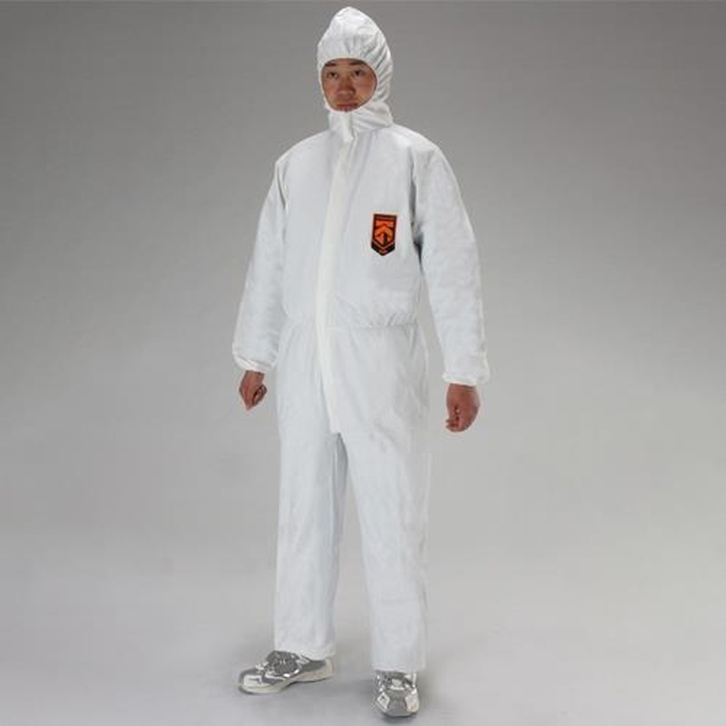 エスコ EA996AY-3A[XL]防護服(使い捨て/液体防護用) 1個（ご注文単位1個）【直送品】