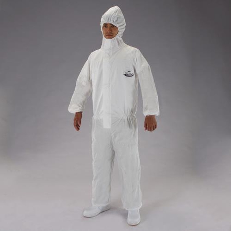 エスコ EA996AY-8A[XXL]防護服(使い捨て/液体防護用) 1個（ご注文単位1個）【直送品】