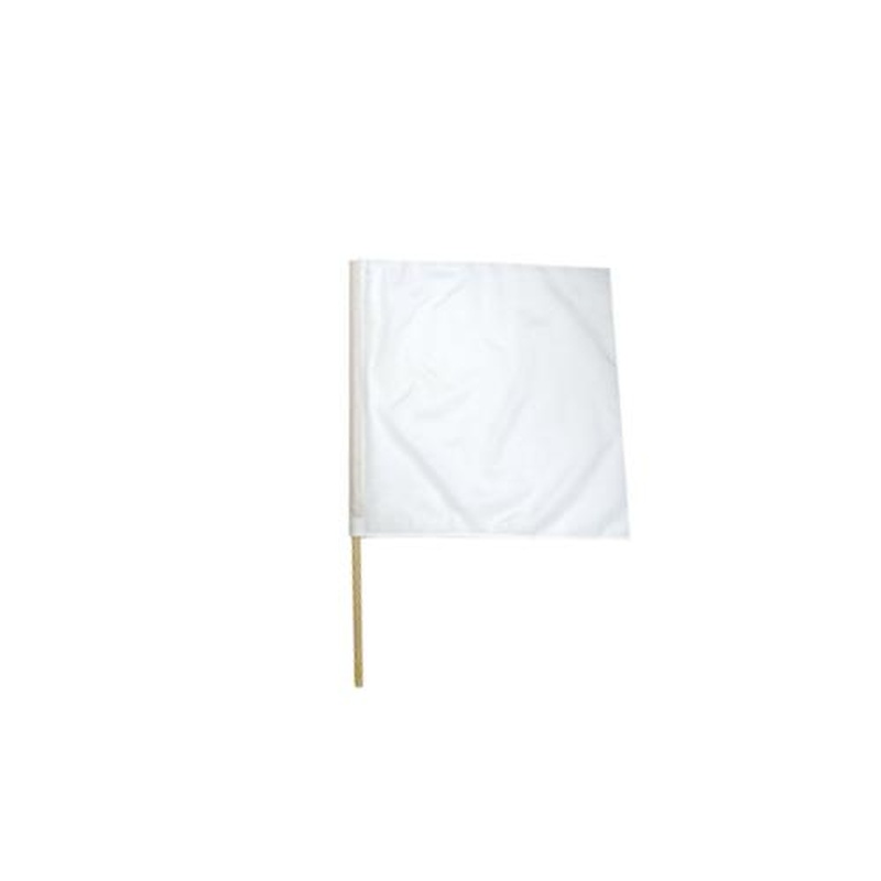 エスコ EA916XL-17A 450x450mm手旗(白) 1個(ご注文単位1個)【直送品】