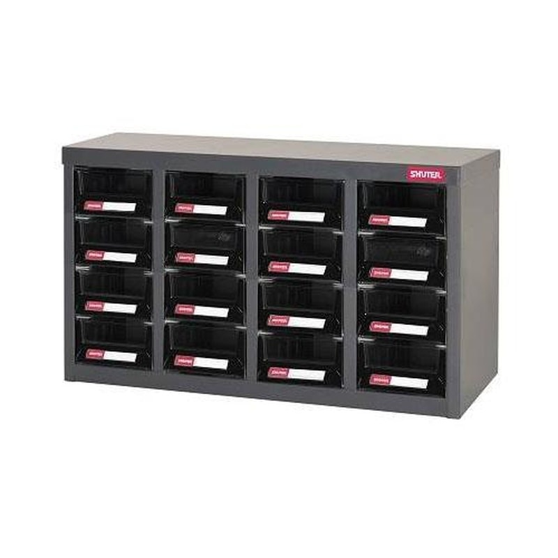 エスコ EA957F-3A 586x222x350mm/4列4段パーツキャビネット 1個(ご注文単位1個)【直送品】