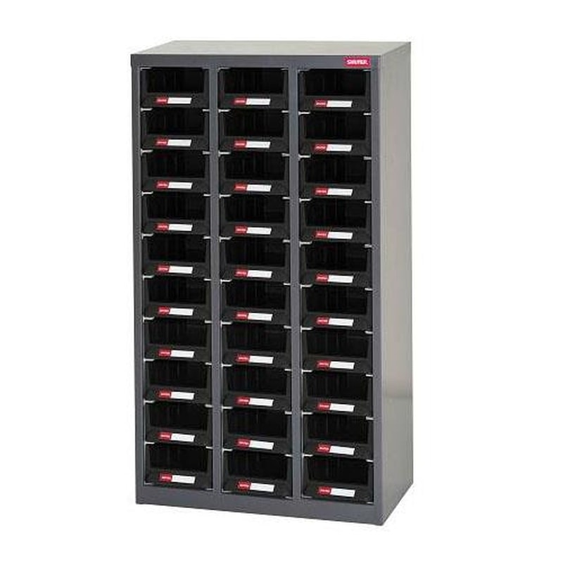 エスコ EA957F-4A 533x265x937mm/3列10段パーツキャビネット 1個(ご注文単位1個)【直送品】