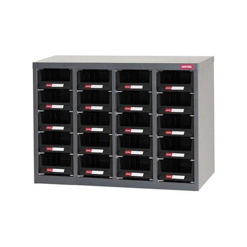 エスコ EA957F-5A 705x265x502mm/4列5段パーツキャビネット 1個(ご注文単位1個)【直送品】