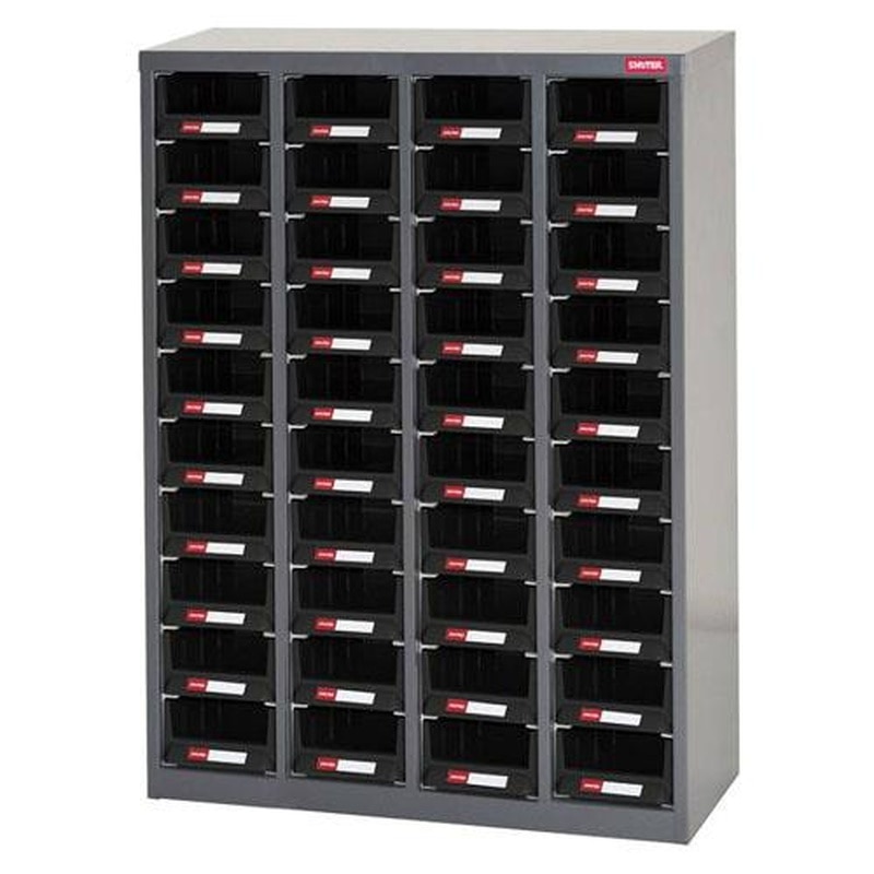 エスコ EA957F-6A 705x265x937mm/4列10段パーツキャビネット 1個(ご注文単位1個)【直送品】