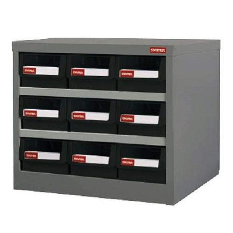 エスコ EA957F-11A 550x400x440mm/3列3段パーツキャビネット 1個(ご注文単位1個)【直送品】