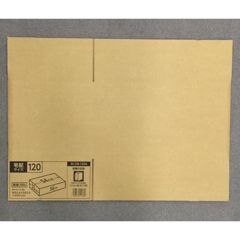 エスコ EA995BS-75 534x324x291mm/A4ファイルダンボール(シングル/10枚) 1個(ご注文単位1個)【直送品】