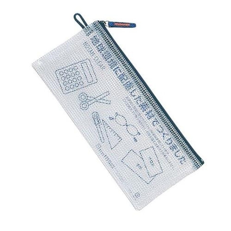 エスコ EA762CF-372 手形/110x245mmメッシュケース(ブルー) 1個(ご注文単位1個)【直送品】