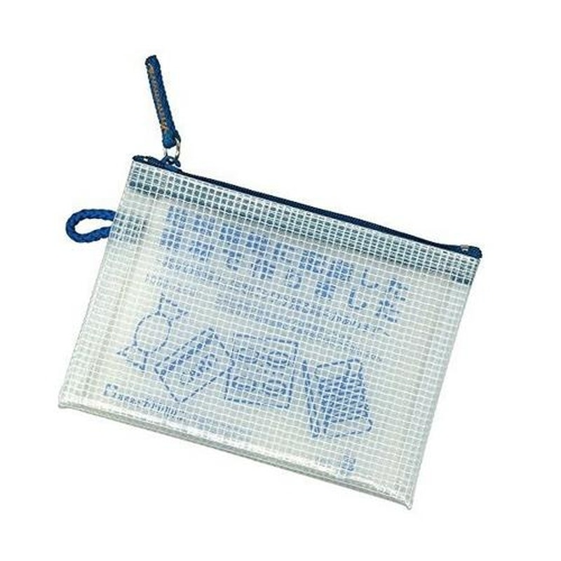 エスコ EA762CF-366 カセット/100x145mmメッシュケース(ブルー) 1個(ご注文単位1個)【直送品】