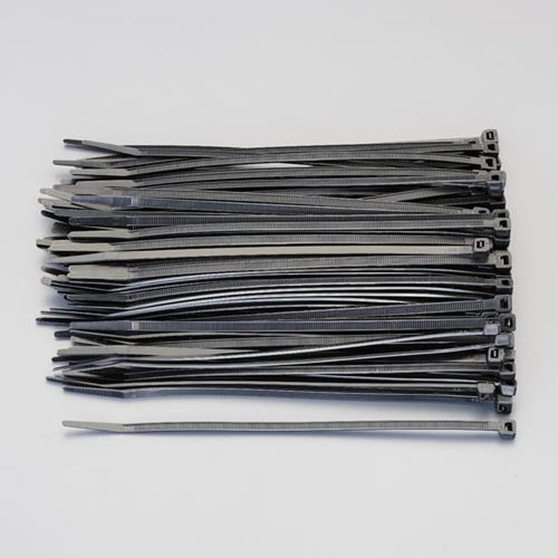 エスコ EA475BA-300 300x7.6mm結束バンド(耐薬品性/100本/PP) 1個(ご注文単位1個)【直送品】