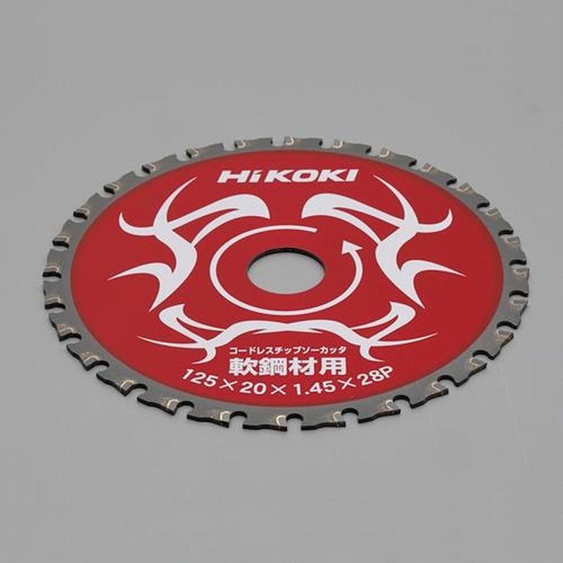 エスコ EA851CK-2 φ125x1.45x20mm/28T超硬チップソー 1個(ご注文単位1個)【直送品】