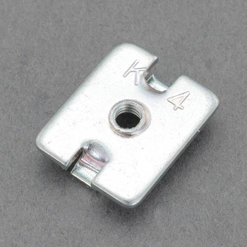 エスコ EA949GS-54 M4/20x16mm四角ナット(爪付き/10個) 1個(ご注文単位1個)【直送品】