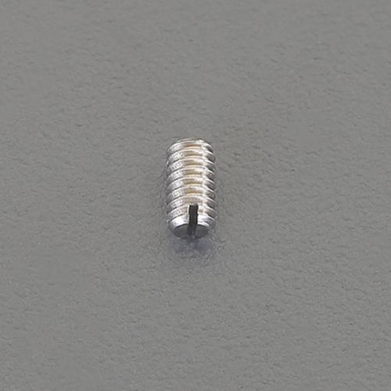 エスコ EA949D-21 M2.0x2mm(-)止めねじ(平先/SUS/4本) 1個(ご注文単位1個)【直送品】