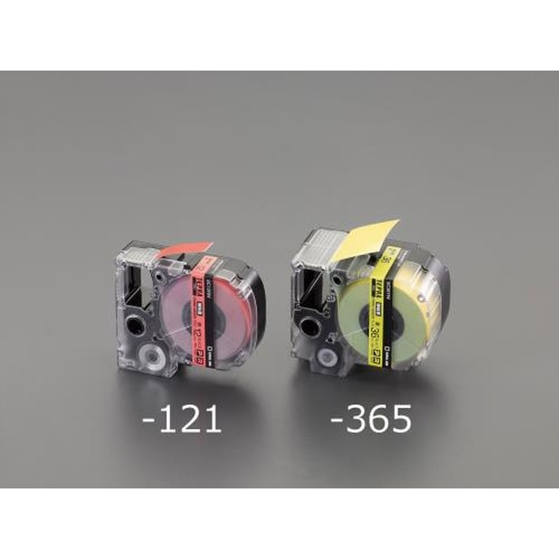 エスコ EA761DE-504 50mmテープカセット(強粘着/白・黒文字) 1個(ご注文単位1個)【直送品】