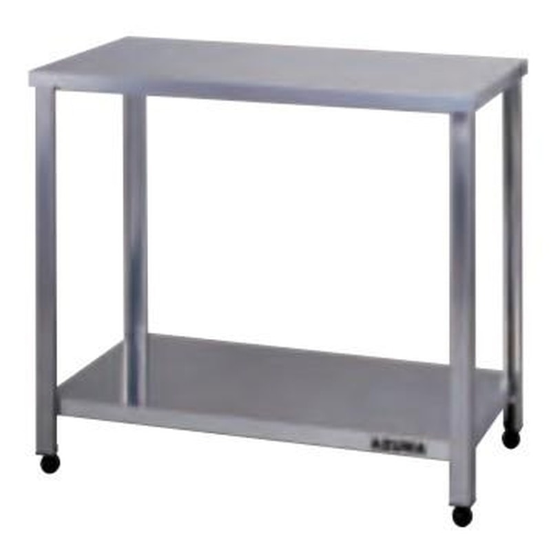 エスコ EA956NA-4 1200x450x800mm作業台(二段/ステンレス製) 1個（ご注文単位1個）【直送品】