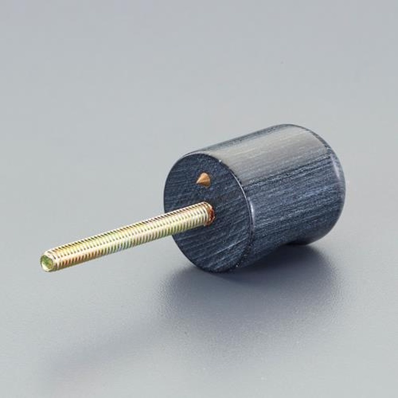 エスコ EA951CA-148 φ25x32mm/M4つまみ(木製/ねじ込み式) 1個(ご注文単位1個)【直送品】