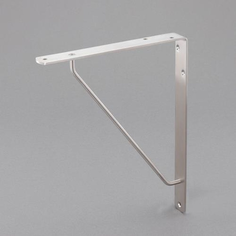 エスコ EA951EC-52 200x250x25mmアーム棚受(ステンレス製) 1個(ご注文単位1個)【直送品】