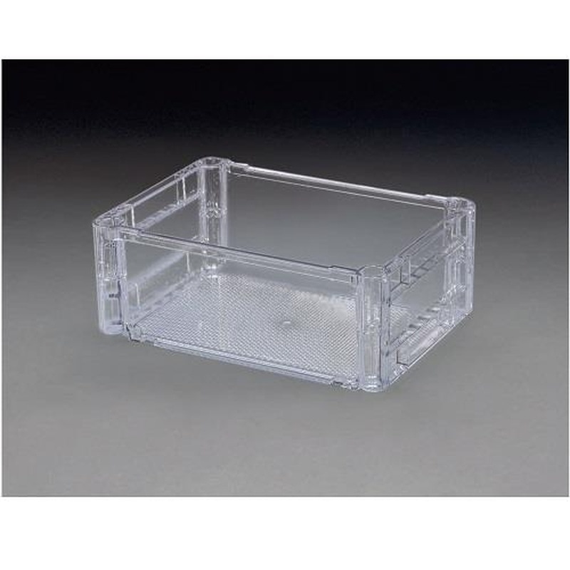 エスコ EA506AT-1 391x227x153mm/10Lポリカ製コンテナ(透明) 1個(ご注文単位1個)【直送品】