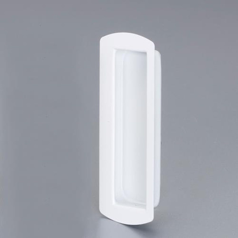 エスコ EA951C-29 105x40mm引戸・開き戸兼用取手(ホワイト) 1個(ご注文単位1個)【直送品】
