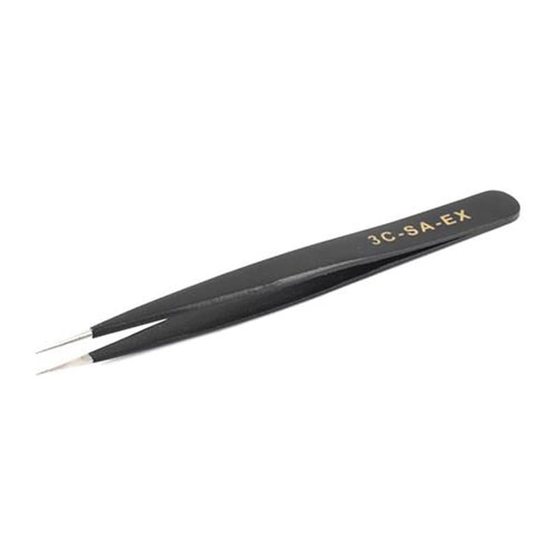 エスコ EA595AK-163 0.25x110mm/3C精密用ピンセット(ステンレス製) 1個(ご注文単位1個)【直送品】