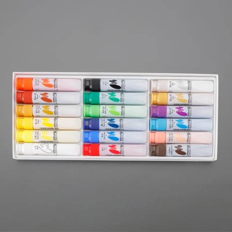 エスコ EA765MV-603 18本組水彩絵具 1個(ご注文単位1個)【直送品】