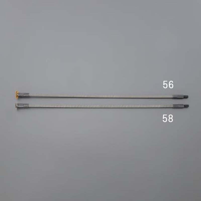 エスコ EA115GF-58 460mmU-チューブブラシ(ステンレス製) 1個（ご注文単位1個）【直送品】