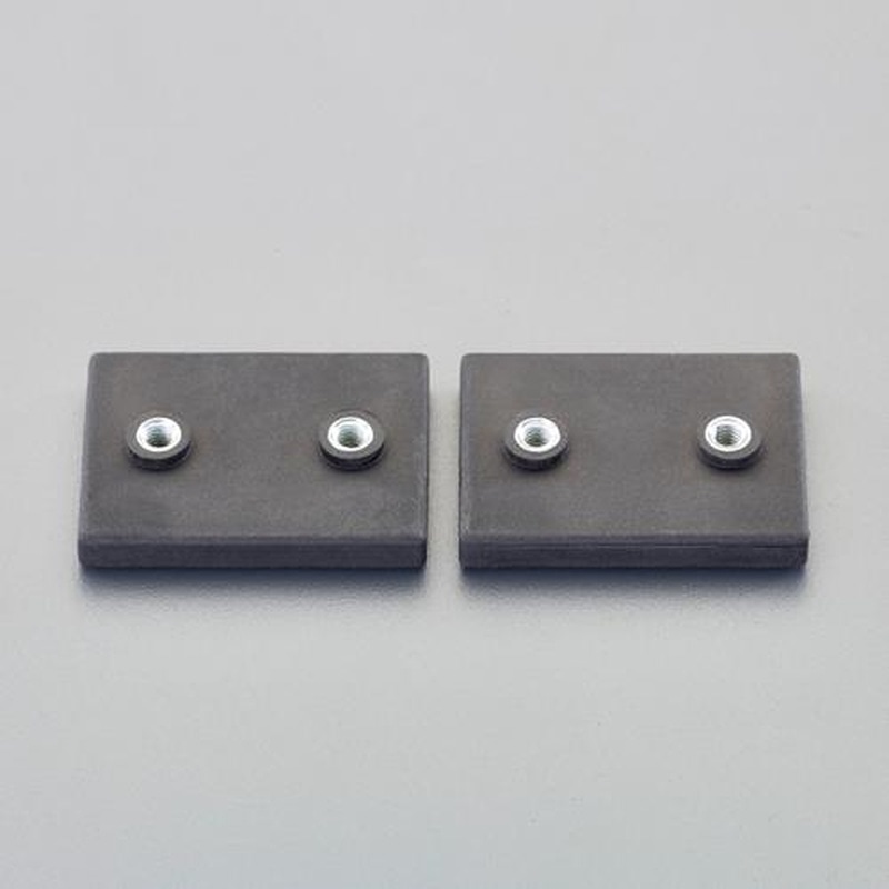 エスコ EA781EE-82 31x43x6mm/85N強力マグネット(M4x2個) 1個（ご注文単位1個）【直送品】