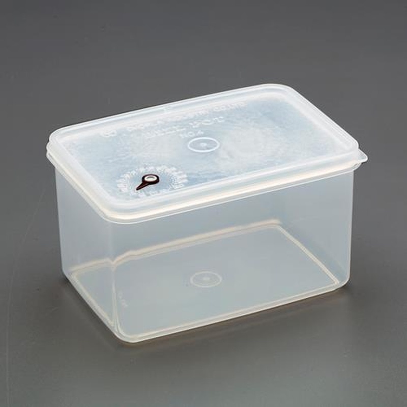 エスコ EA508FC-13 137x97x78mm/700ml保存容器(日付管理蓋) 1個(ご注文単位1個)【直送品】