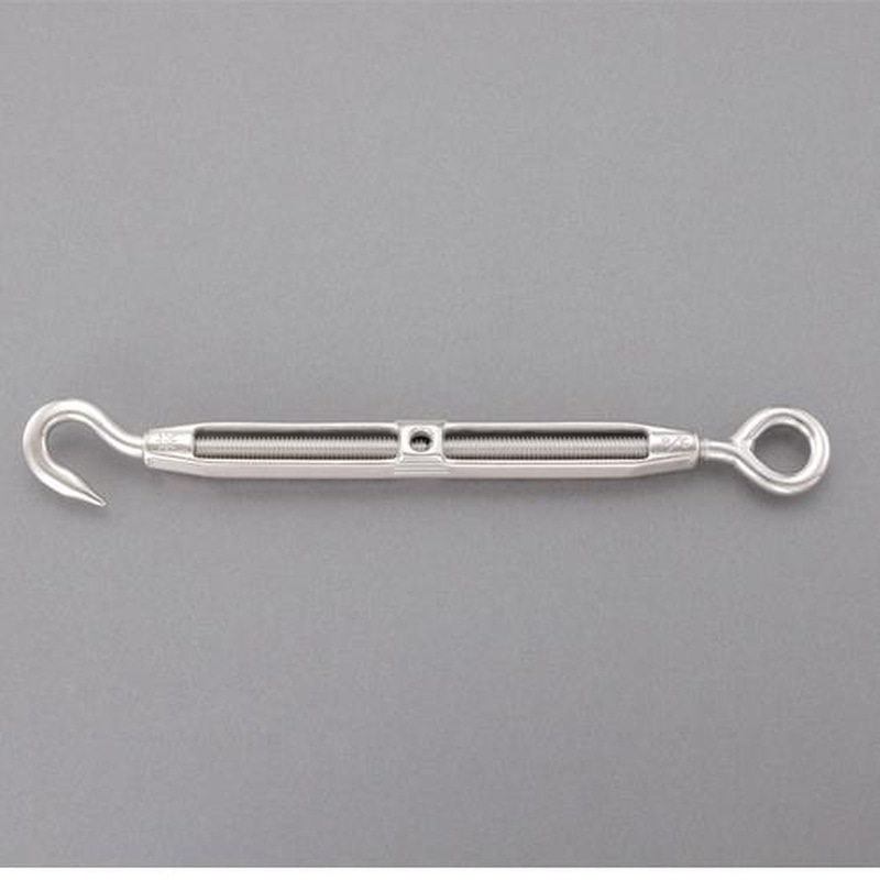 エスコ EA638KH-75 12.7mmターンバックル(Hook&Eye/ステンレス製) 1個(ご注文単位1個)【直送品】