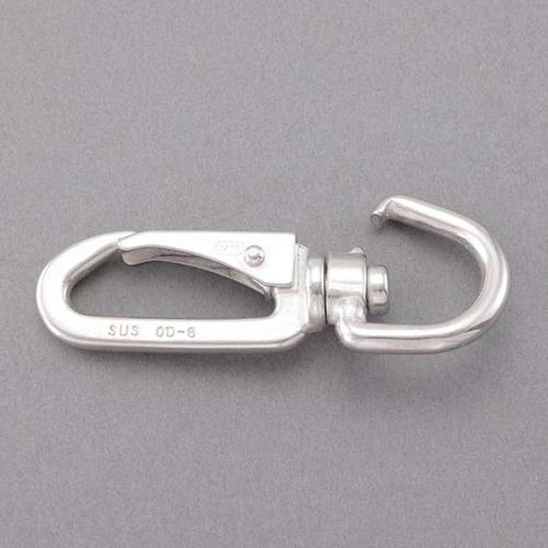 エスコ EA638AG-68 107mmスイベルスナップ(ステンレス製) 1個(ご注文単位1個)【直送品】