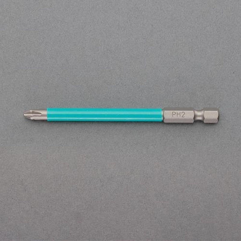 エスコ EA611G-22 #2x90mm［＋]ドライバービット(ACR/プロテクター付) 1個（ご注文単位1個）【直送品】