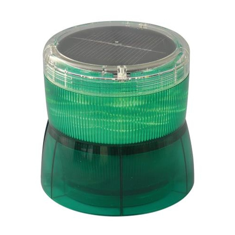 エスコ EA983FS-134[ソーラー充電式]LED回転灯(緑) 1個（ご注文単位1個）【直送品】