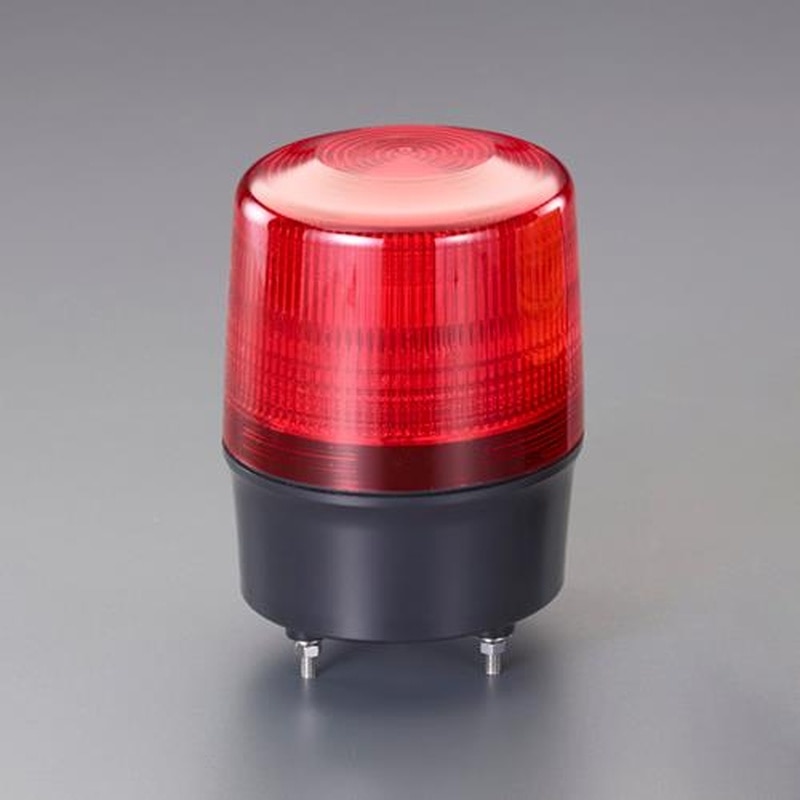 エスコ EA983FS-176 AC100~200VLED回転灯(赤) 1個(ご注文単位1個)【直送品】