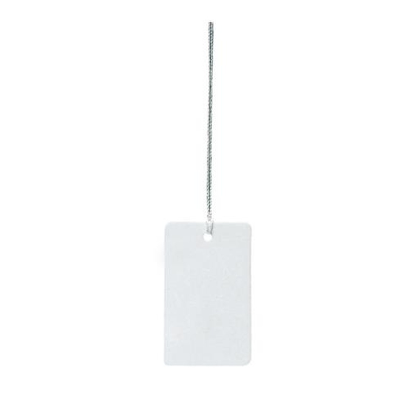 エスコ EA475HD-26 30x50mm線名札(角形/白/10枚) 1個（ご注文単位1個）【直送品】
