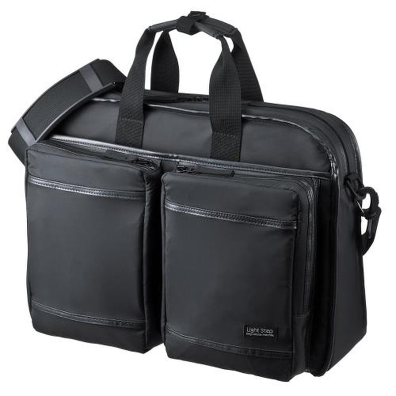 エスコ EA927-95 420x140x310mmビジネスバッグ(黒) 1個(ご注文単位1個)【直送品】