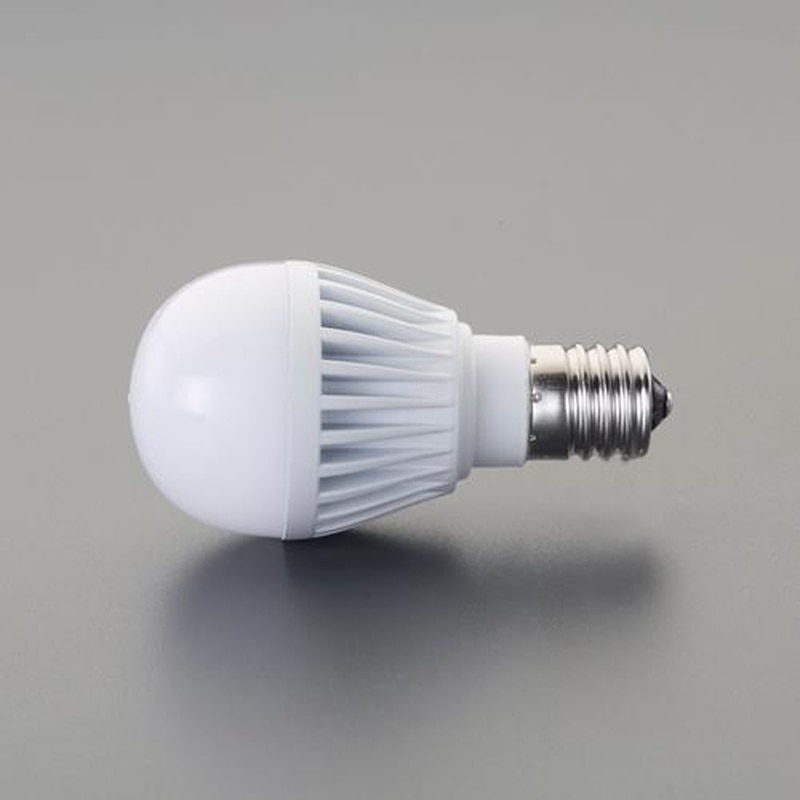 エスコ EA758XP-129 AC100V/6.9W/E17電球/LED(昼白色/広配光) 1個(ご注文単位1個)【直送品】