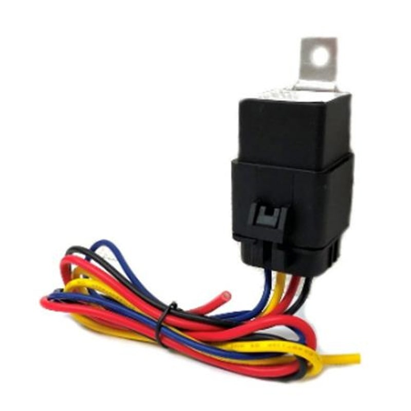 エスコ EA538RB-47 DC24V/20A/4極防水リレーソケット 1個(ご注文単位1個)【直送品】