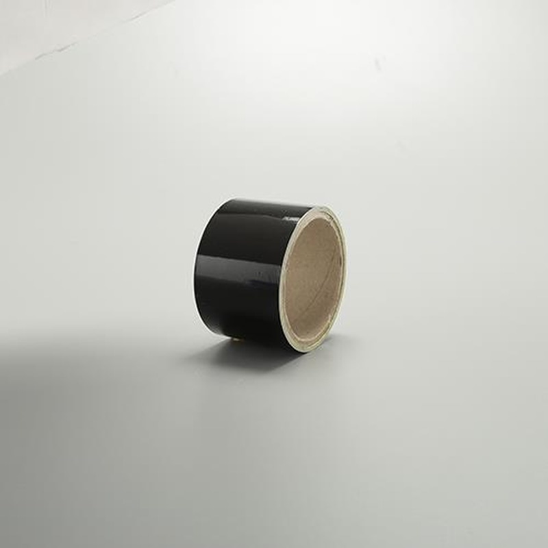 エスコ EA983ML-11 50mmx2.0mJIS配管識別テープ(黒) 1個(ご注文単位1個)【直送品】