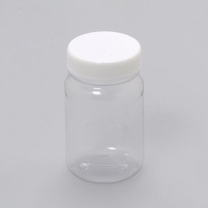 エスコ EA508AF-46B φ48x81mm/100ml広口ポリ容器(クリアー/10個 1個(ご注文単位1個)【直送品】