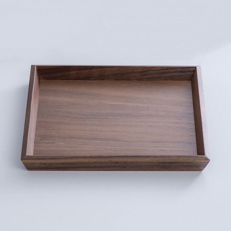 山下工芸 角盆 ウォールナット 23010230 1枚（ご注文単位1枚）【直送品】