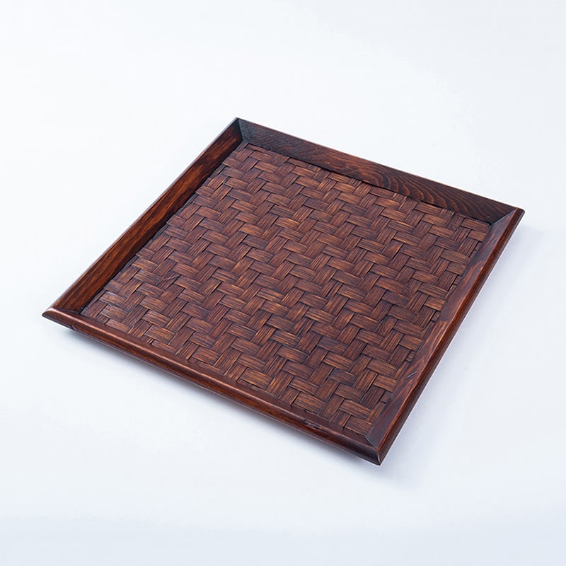 山下工芸 アジロ角盆 23010430 1枚（ご注文単位1枚）【直送品】