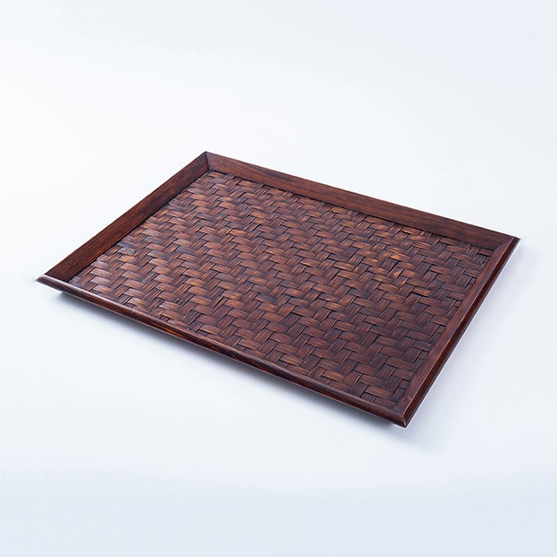 山下工芸 アジロ長角盆 L 23010440 1枚（ご注文単位1枚）【直送品】
