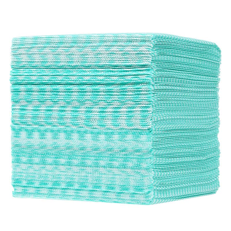 伊藤忠リーテイルリンク 薄手カウンタークロス ハーフサイズ グリーン 100枚入 LCC-HAGR1 1パック（ご注文単位24パック）【直送品】