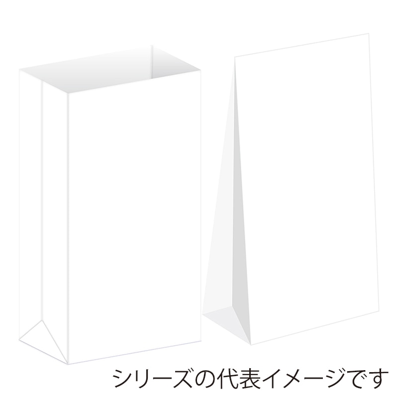 金鵄製作所 角底薬袋 無地 60204-000 1束（ご注文単位1束）【直送品】