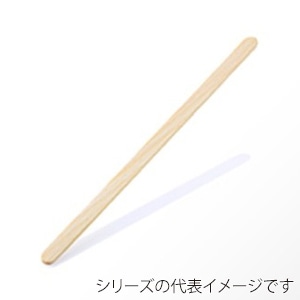 明海 ウッドマドラー 裸 面取無 140mm 1mm厚 1箱（ご注文単位10箱）【直送品】