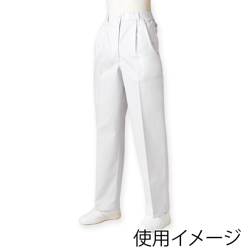 住商モンブラン(株) 7-035_S パンツ レディス S 白 1枚(ご注文単位1枚)【直送品】