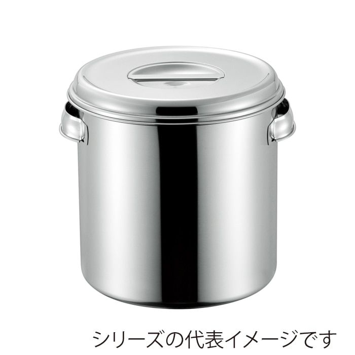 赤川器物製作所 AG　18-8　深型キッチンポット 24cm 007298010 1個（ご注文単位1個）【直送品】