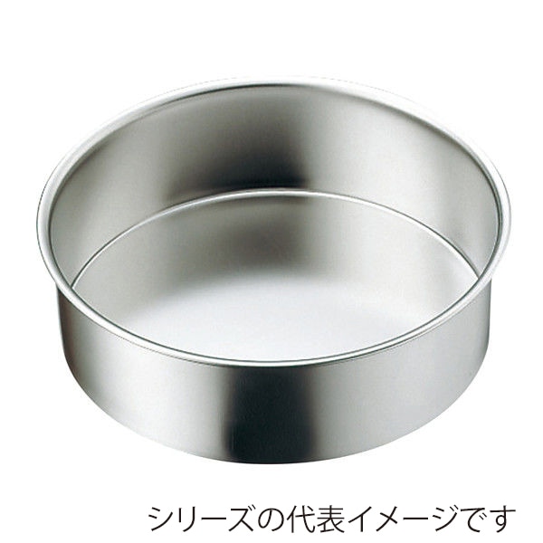 赤川器物製作所 AG　18-8　共底デコ缶　浅型 18cm 019482018 1個（ご注文単位1個）【直送品】