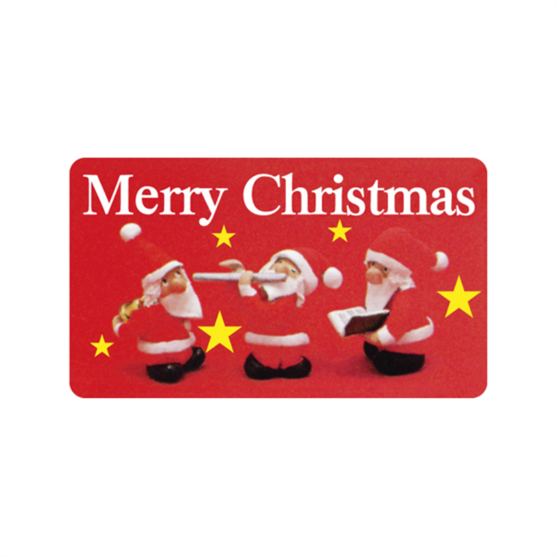 スーパーテック SLラベル Merry Christmas 41-3788 1冊（ご注文単位5冊）【直送品】