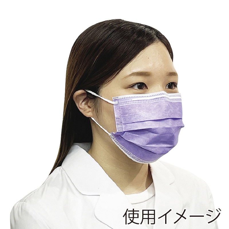 フィット 使い切りマスク 168 FR-168 50枚入 ラベンダ 1個(ご注文単位50個)【直送品】